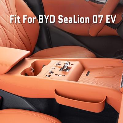 Fit For BYD SeaLion 07 EV Car Wrap Silicone Central Control Button Pad Anti Scratch Interior Protection Mat Auto Modification J1