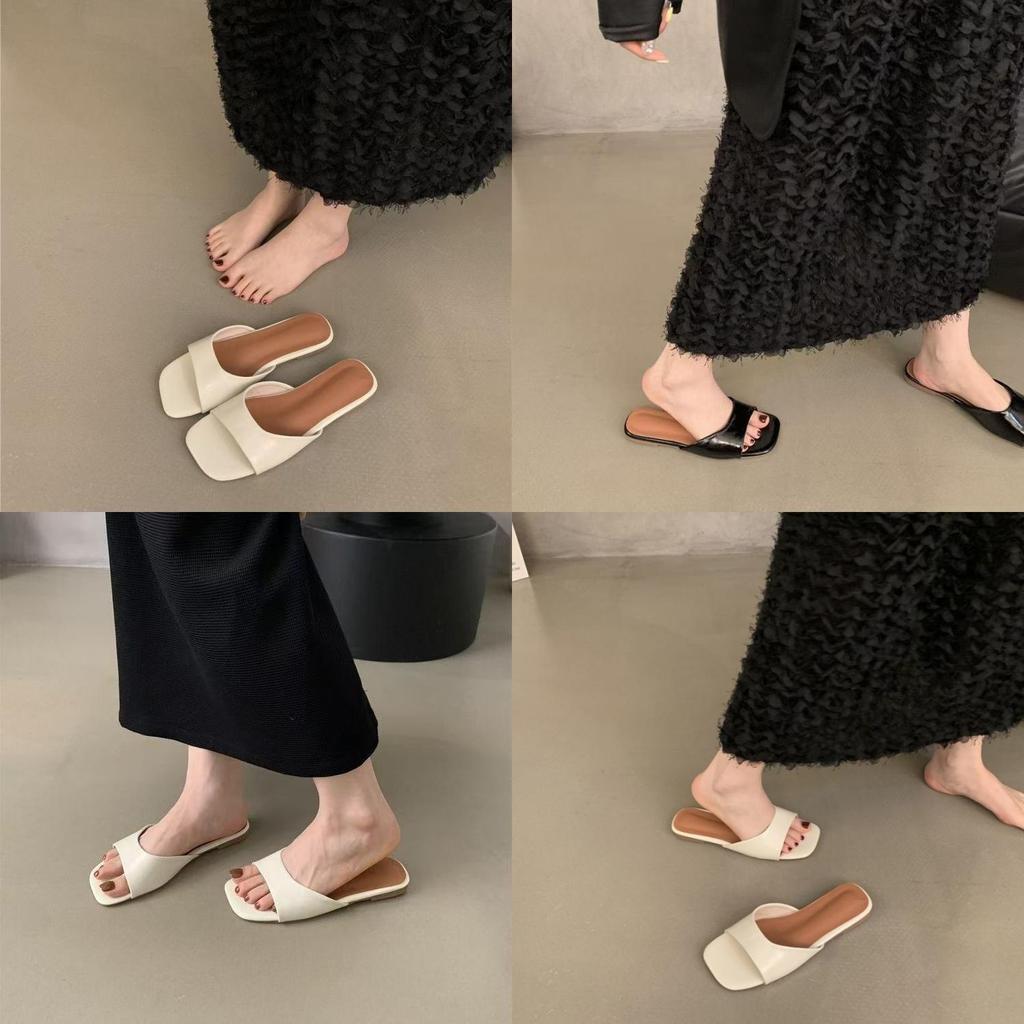 Loafer Slipon Shoes For Women With Synthetic Leather Durable Rubber Sole Summer Casual Flat