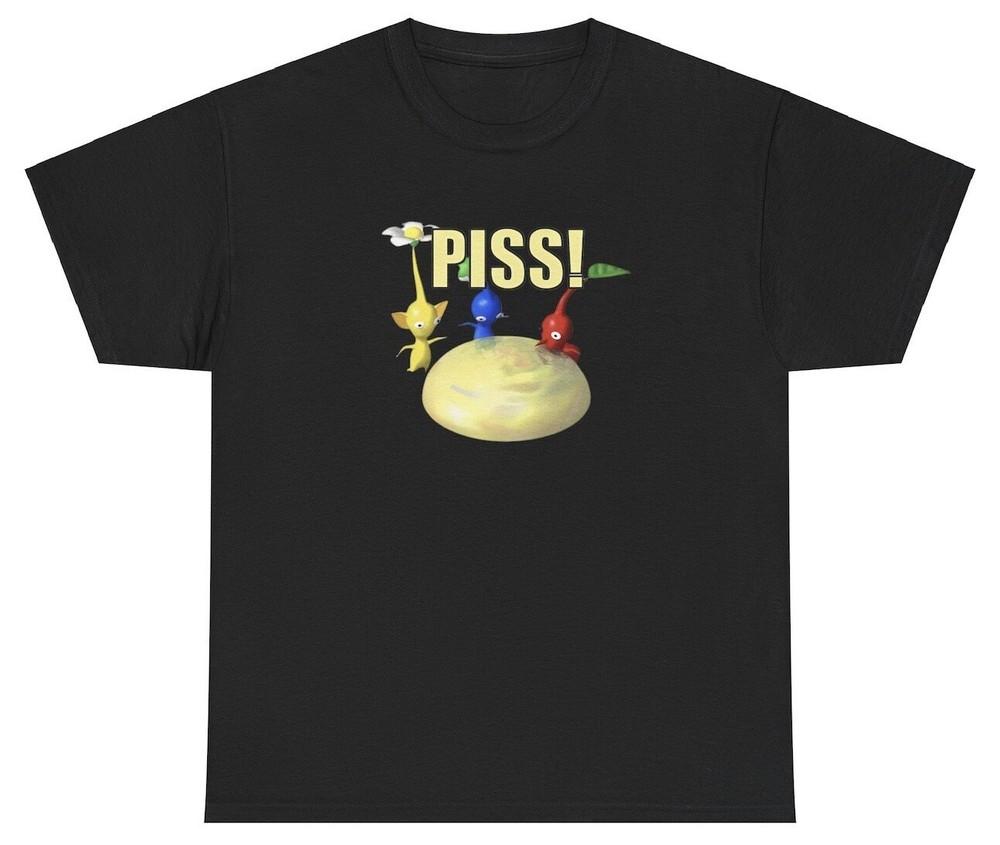 Pikman Piss T Shirt Oddly Specific Weirdcore Dank Meme Cursed Gag Gift Humor Tee Unisex T-Shirt
