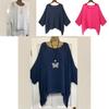 Stylish Plus Size Women's Loose-fit Kaftan Blouse With 3/4 Sleeves For Summer Outings