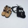 Niannyyhouse 20cm Plush Shoes, High-Top Martin Boots, Leather Shoes, 5.4cm Long, Cotton Doll Baby Shoes (Brown-2)