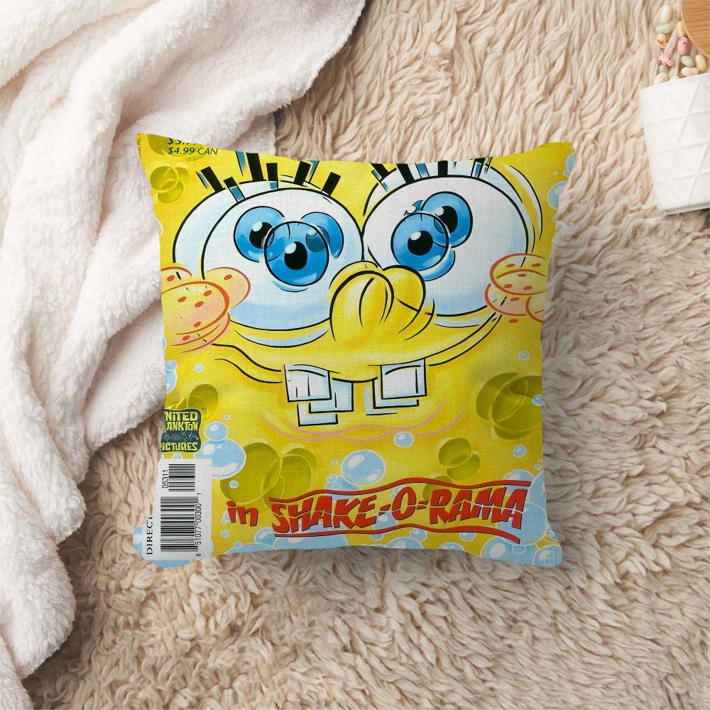 

Cartoon SSpongebobs pillow cover sofa cushion cover home room decoration children gift 30x30 cm
