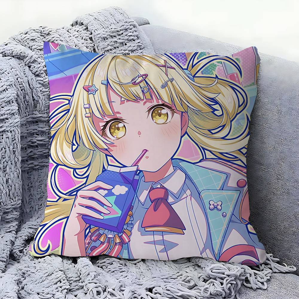 Anime K-Kokoro Tsurumaki Personalized Pillow Dust Cover Bedroom Kids Party Decoration Pillowcase Birthday Children Gift