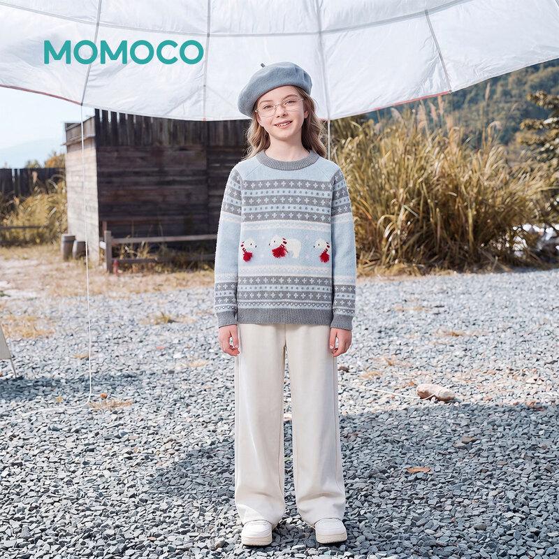 MOMOCO Girls' Lined Knitted Winter Sweater