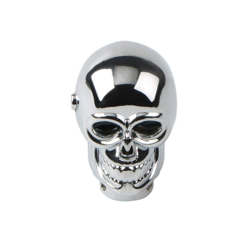Unique Skull Head Gear Shifts Knob Shifter Lever with Adjustable LED Light for Manual Transmission Car Inner Enhancement