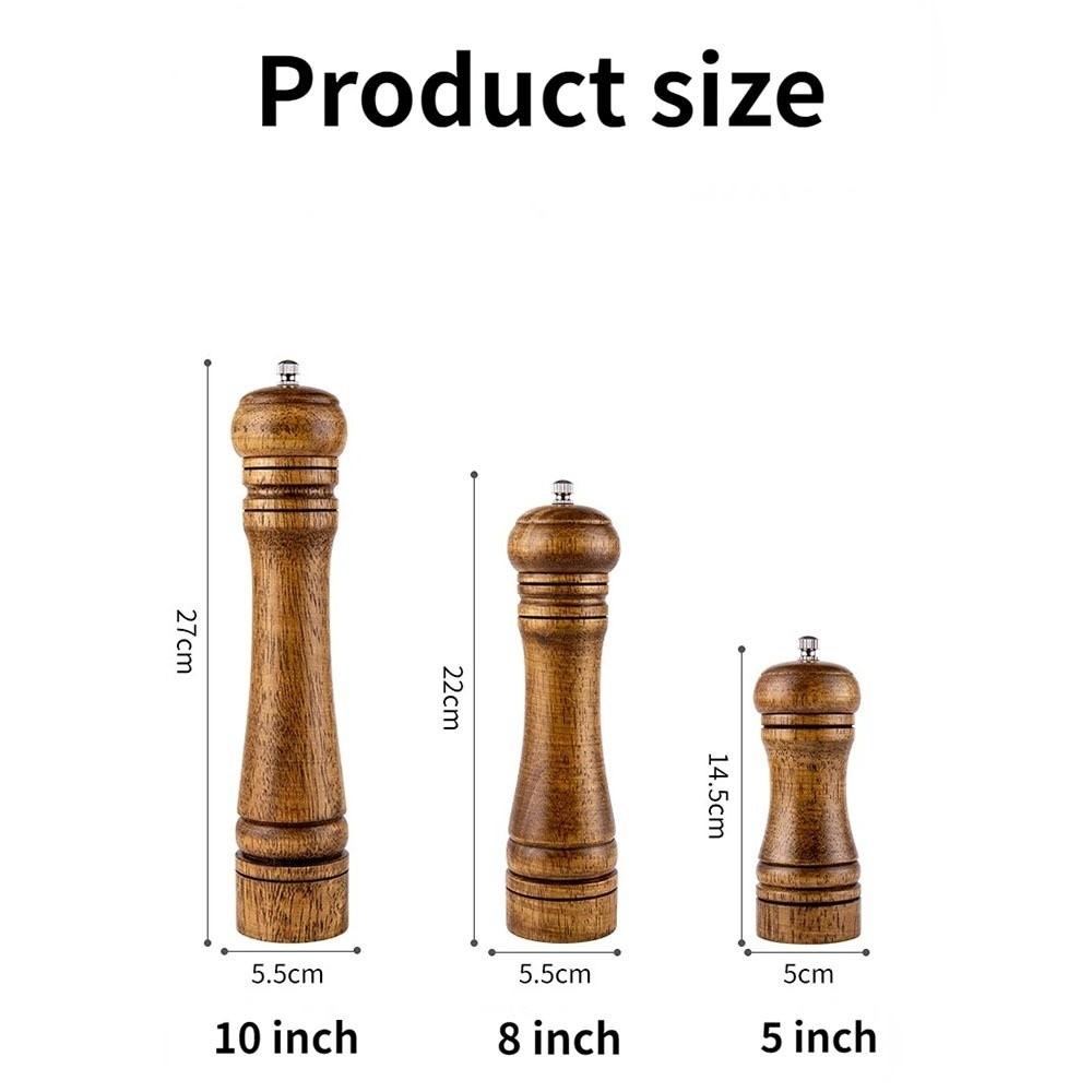 Havsalt Kverning Sichuanpepper Kvern Manuell Pepperkvernflaske Justerbar