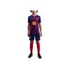 Nike Striped Logo Round Neck Short Sleeve T-Shirt Kids tops Deep-Navy HJ5287-456