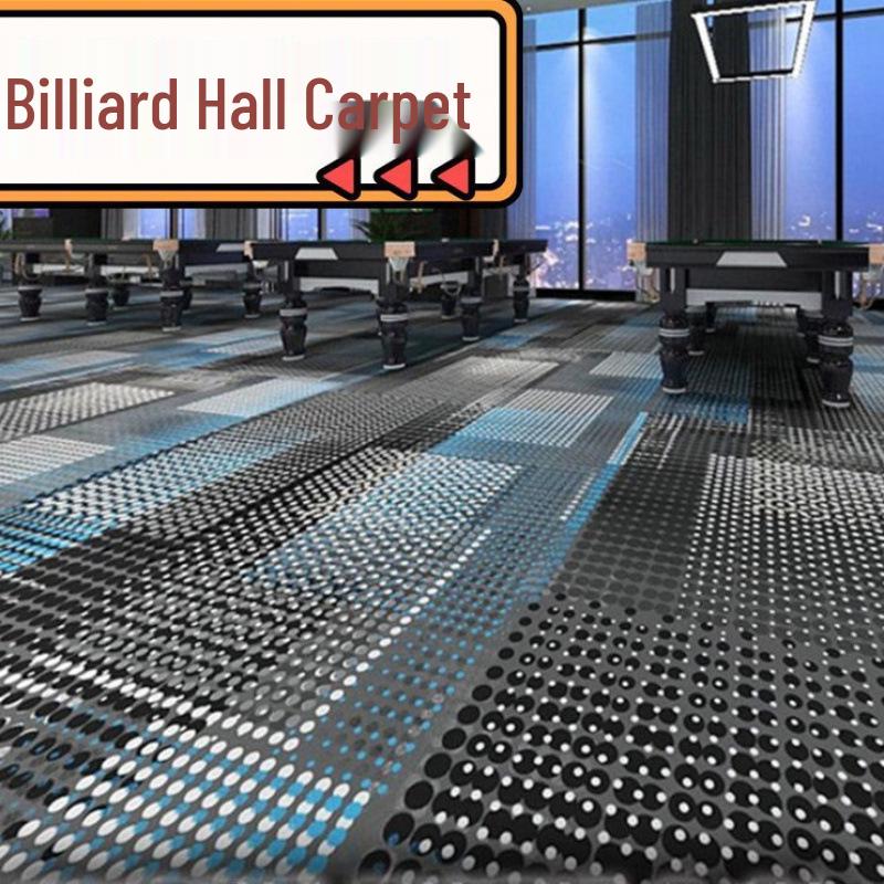 Luxury Printed Carpet for Hotel Billiard, Game, and Recreation Rooms – Wall-to-Wall Hallway and Private Room Flooring
