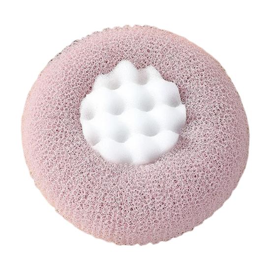 1/2/3/4Pcs Massage Shower Ball Super Soft Sunflower Suction Cup Bath Ball Exfoliating Bath Sponge Cleaning Brush