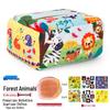 Indestructible Baby Tissue Box Toy: Early Learning Pull-Out Tissues for Ages 0-1