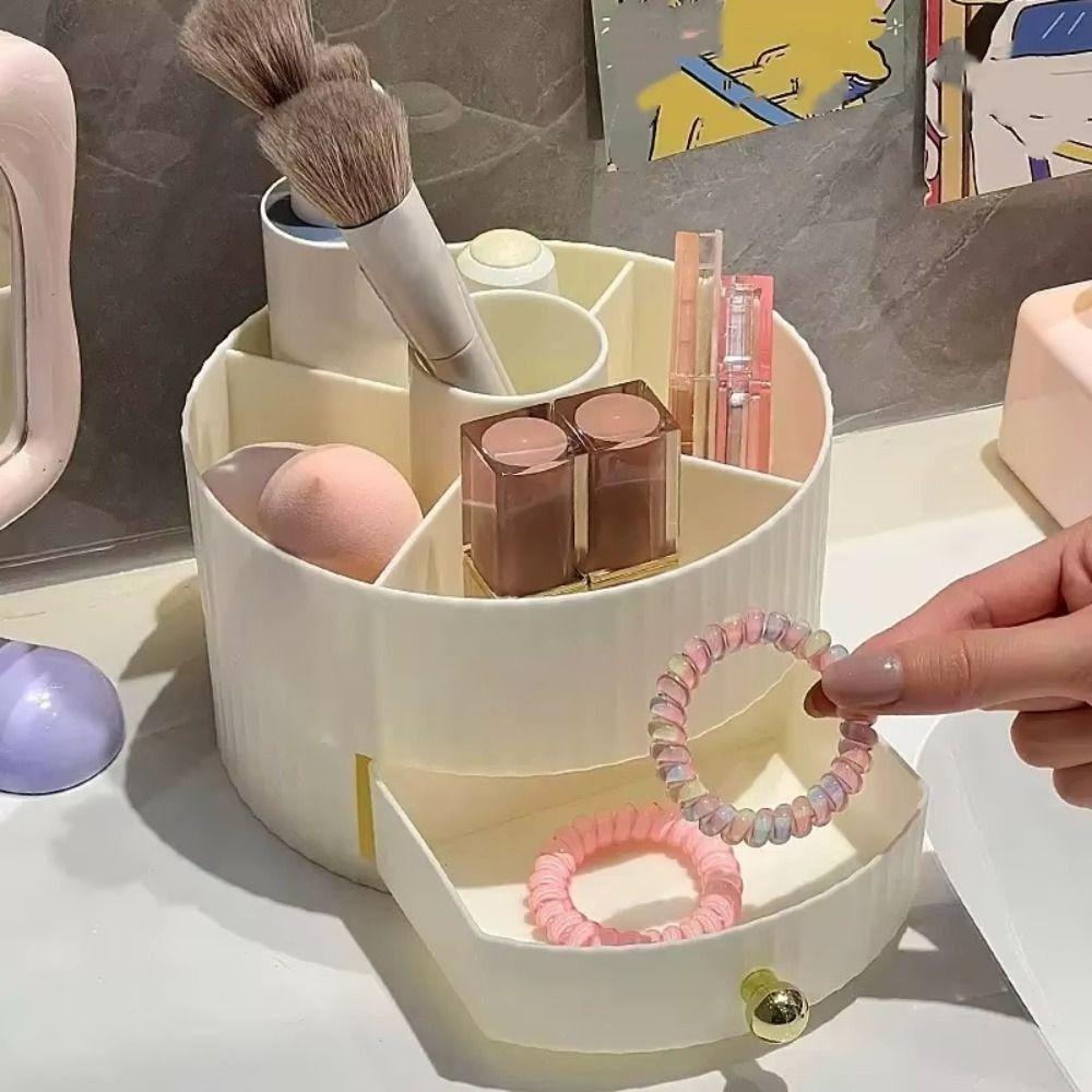 Mit Schublade Make-up-Pinsel-Organizer Große Kapazität Hautpflegeprodukt-Regal für Schminktisch