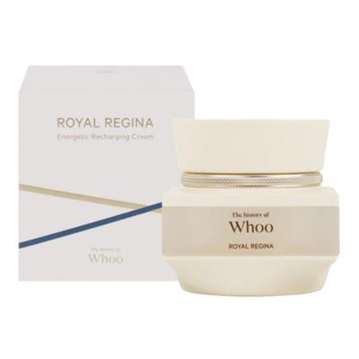 Creme Energizante de Recarga Royal Regina 50ml Creme Facial Coreano à Base de Ervas Anti-Idade e Firmador Nutrição Profunda e Revitalizante K-Beauty