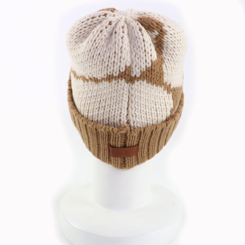 Vynikající HERMES Pletená čepice Klikněte zde Béžová kašmírová Dámská S Použitá