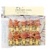 Christmas Elements Home Photos Wall Kindergarten Dormitory Floral Art Flower Shop Card Small Wooden Clip