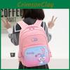 Trendy Cartoon Backpack For Kids In Grades One And Two With Comfortable Shoulder Straps And Spacious Design
