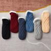 Thickened Winter Woven Thermal Cashmere Socks Floor Socks Women Carpet Home Plus Socks Velvet Sleep Socks Slippers Boat Socks