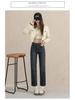 2025 Retro Stretch Slimming Cigarette Jeans - Autumn/Winter Straight-Leg Baguette Pants
