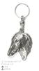 Azawakh, Tuareg Sloughi II - Silver-plated Dog Pendant, Handbag Decoration, Backpack Pendant by Art-Dog Brand