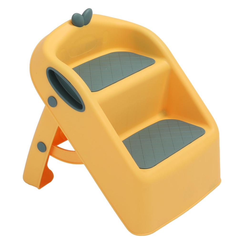 3-in-1-Toilettenhocker, Töpfchentrainingshocker, rutschfest, zusammenklappbar, 2-stufiges Waschbecken, Toilettenhocker für Babybadezimmer