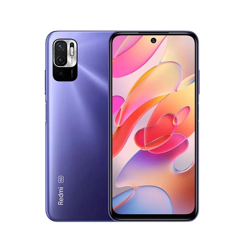 

5G Smartphone Xiaomi Redmi Note 10 128GB 256GB 7nm Dimensity 700 6.5 Inch Display 48MP Camera 5000mAh Mobile Phones Global ROM 4GB 128GB синій