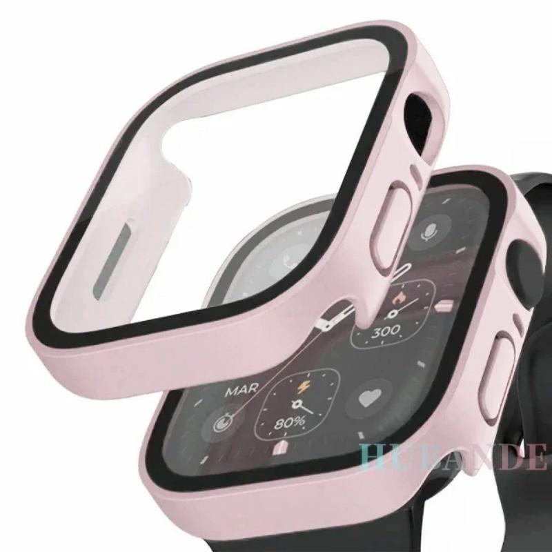 Waterproof Case for Apple Watch 7 8 9 45mm 41mm Screen Protector Glass+Cover iWatch 11 10 42mm 46mm 5 SE 6 44mm 40mm Accessories