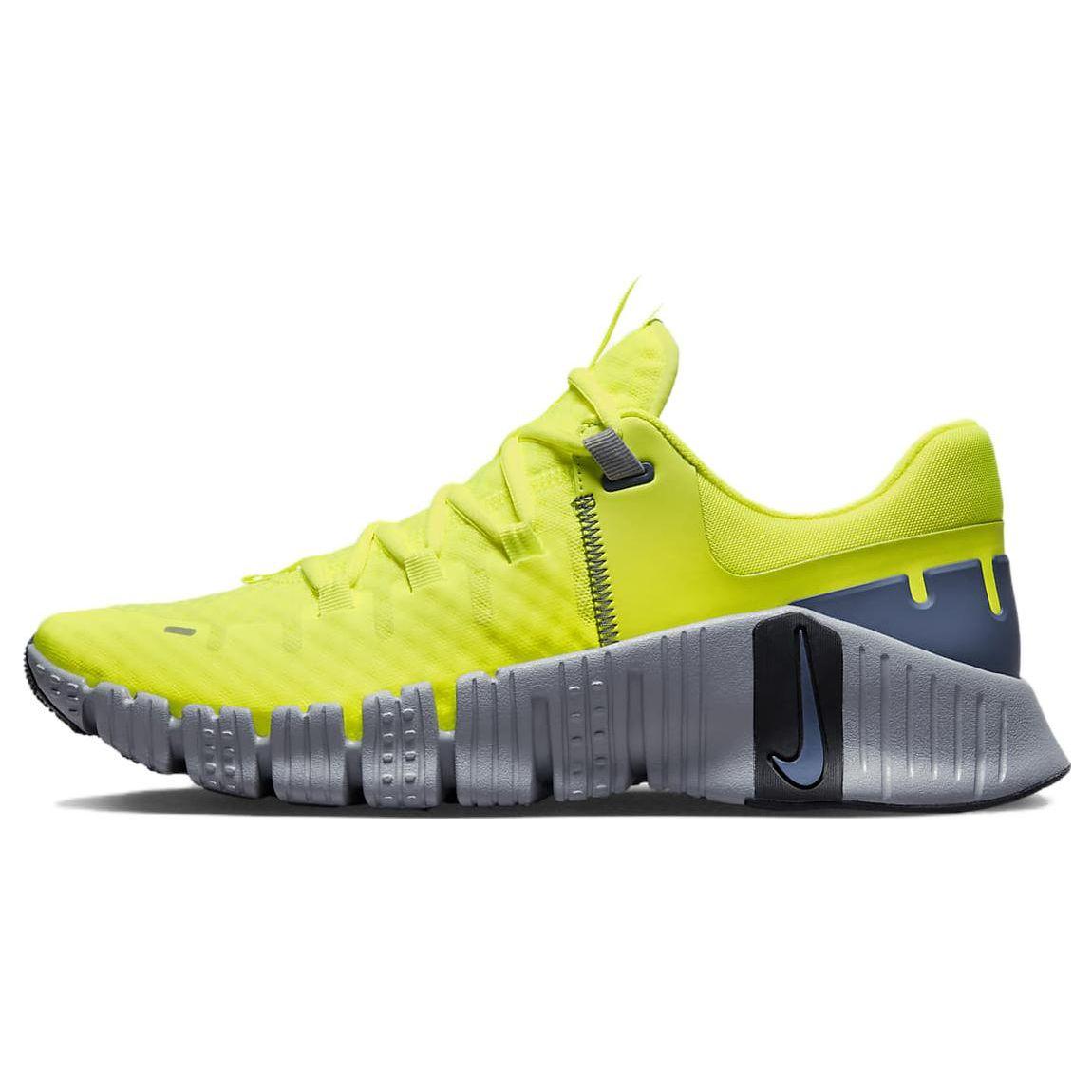 Nike Free Metcon 5 Men s Volt Wolf Grey Black Diffused Blue DV3949-700 EU 40.5