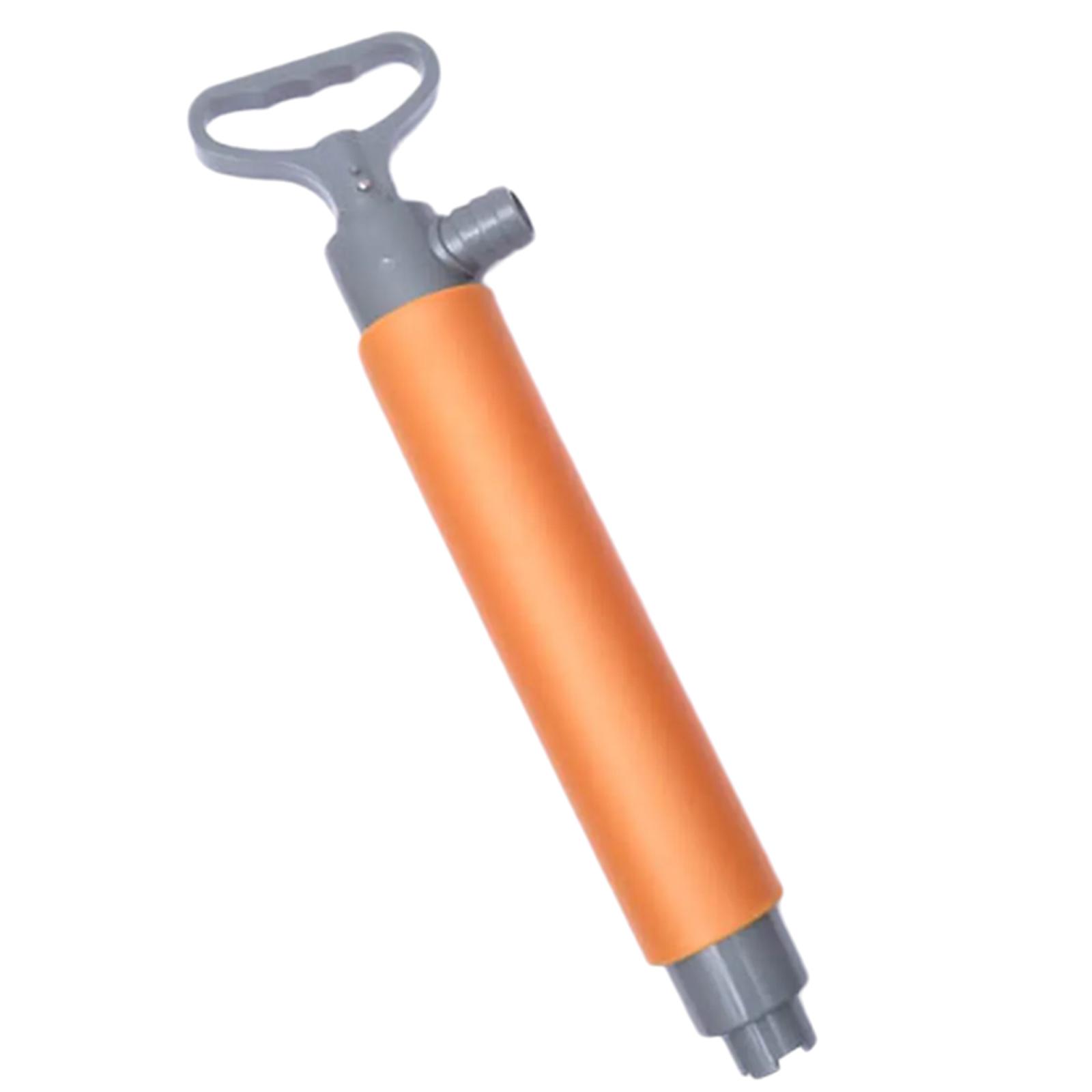 

Portable Kayak Hand Pump Floating Hand Bilge Pump Hydro Bilge Water Pump Canoe Accessories for Kayak Outdoor Survival оранжевый