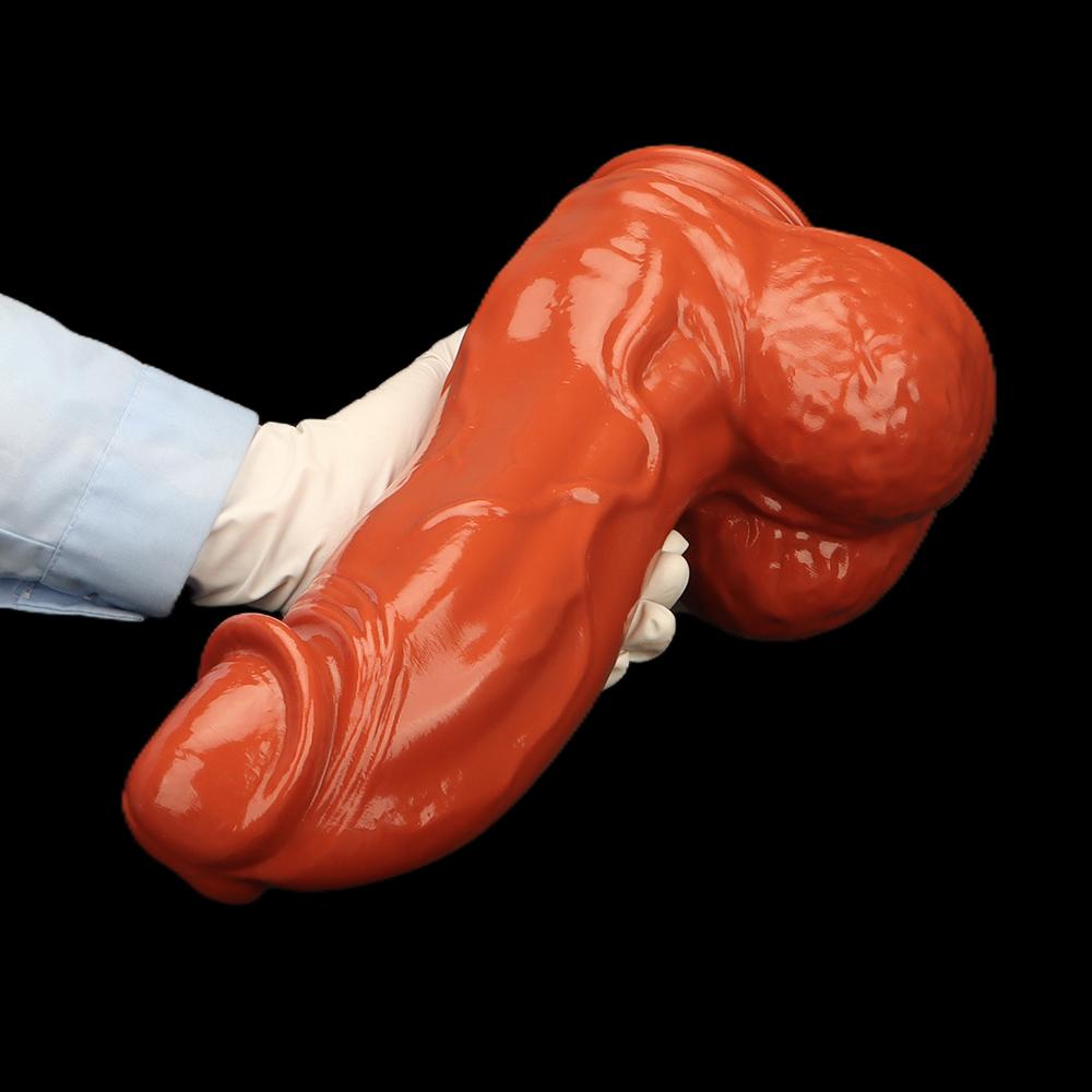 32.5*9cm Large PVC Dildo Butt Plug Sex Toy Masturbator Fisting Big Dick Strap On Cock Realistic Penis