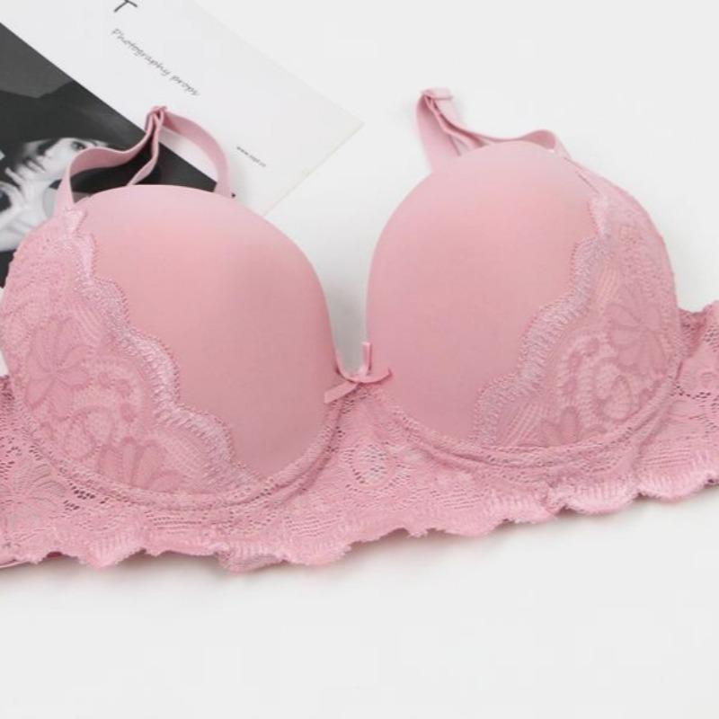 Stilvoller Push-Up-BH in Übergröße mit Bügel für volle Brüste Sexy Unterstützend
