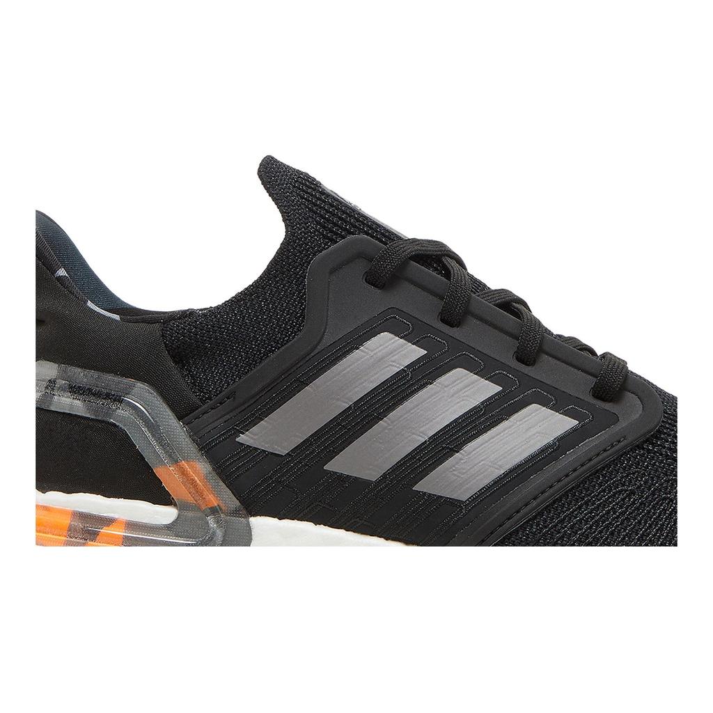 adidas UltraBoost 20 'Black Signal Orange Camo' (Unisex) Black / Light Grey / Signal Orange Running Shoes H67280