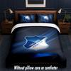 Ensemble de literie TSG Hoffenheim FC 1 Housse de couette + 2 Taies d'oreiller Doux Respirant Linge de lit pour la maison
