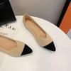 Princess direct supply 2026 spring and autumn new super soft fly-woven pointed flat shoes light