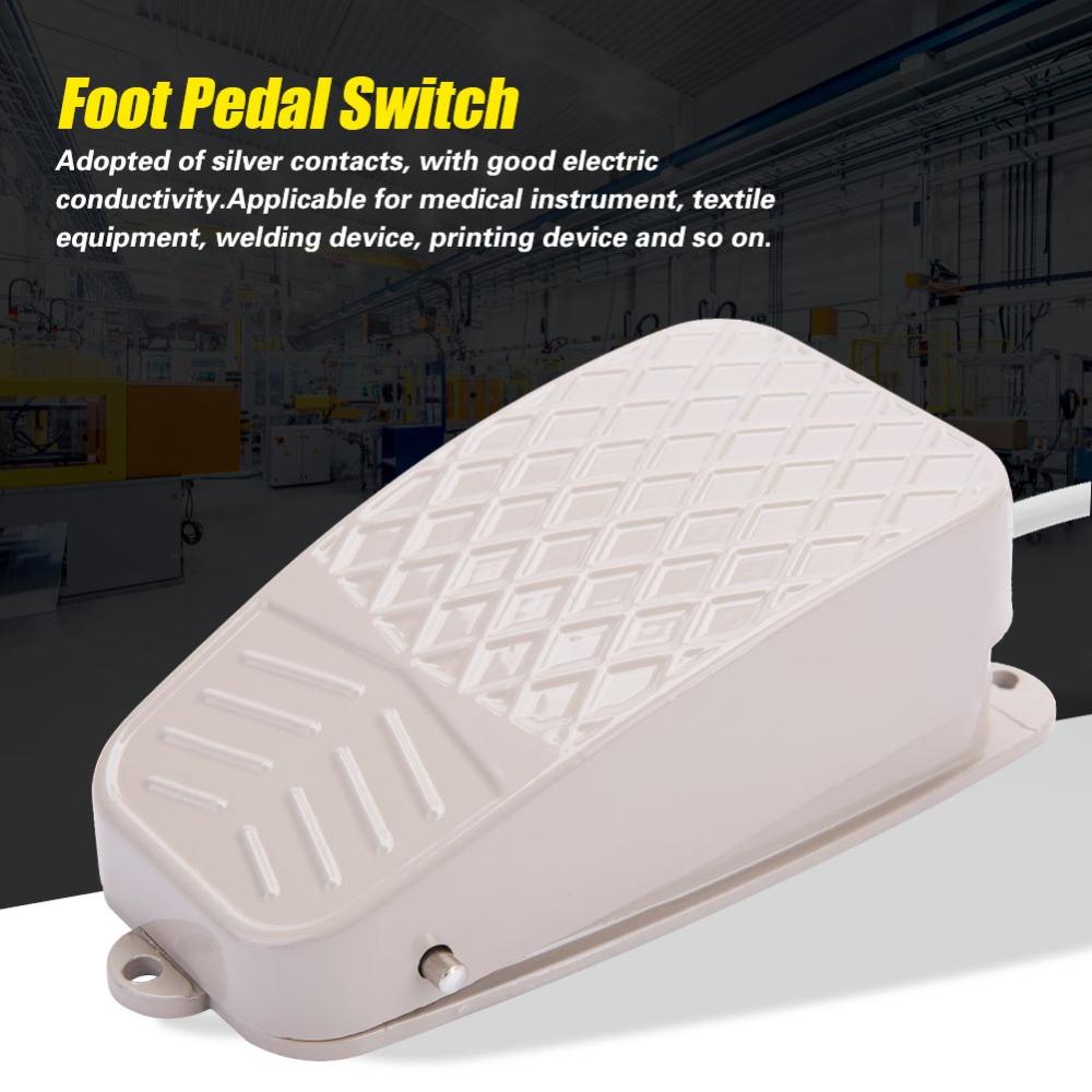 Nonslip Foot Pedal Switch Aluminum Alloy Treadle Controller Foot Switch  Welding Machine