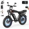 X5 250W 48V 15AH Lithium Brushless 3-Speed Dual Disc Brake Electric Mountain Bike Carbon Steel Frame High Speed Waterproof Bike