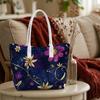 Elegant Floral Pattern Tote Bag Stylish Casual Ladies Daily Shoulder Handbag for Outdoor Shopping Travel