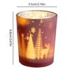 Candle Cups Table Centerpiece Stand Votive Christmas Glass Tealight Cup For Home Indoor Holiday Wedding Reception Mantel