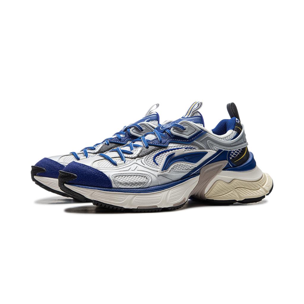 Li Ning Xingji Cushioning Slip Resistant Abrasion Resistant Breathable Height Increasing Low top Chunky Sneakers Men's AGCU339-3