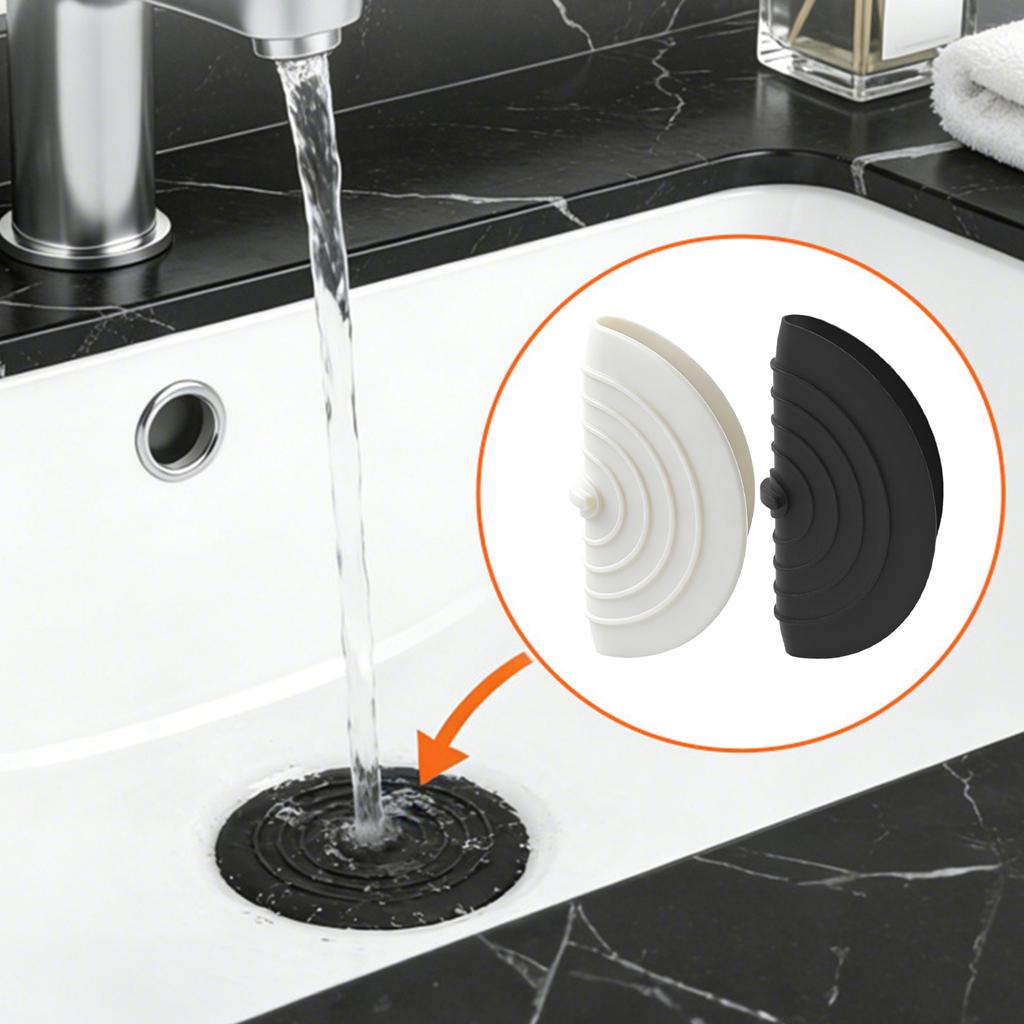 Universal 15cm Silicone Drain Water Stopper Cover Leak Proof Bathroom Sink Plug Flexible Seal For Shower Tub Kitchen