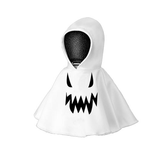 1/6Pcs Halloween Ghost Hoodie Goose Outfits Car Gear Shift Cover Decoration Garden Goose Statue Clothing Auto Hooded Sweatshirt Shift Knob Protector