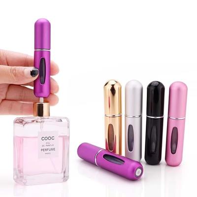Mini Frasco Atomizador de Perfume Portátil Recarregável Atomizador de Perfume Recarregável Estojo Bomba de Aroma Atomizador de Perfume Recarregável Viagem 3 Peças