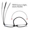 Women Anti-Blue Light Reading Glasses Urltra-Light Eye Protection Unisex Elegant Hyperopia Glasses TR90 Eyeglasses +1 +4