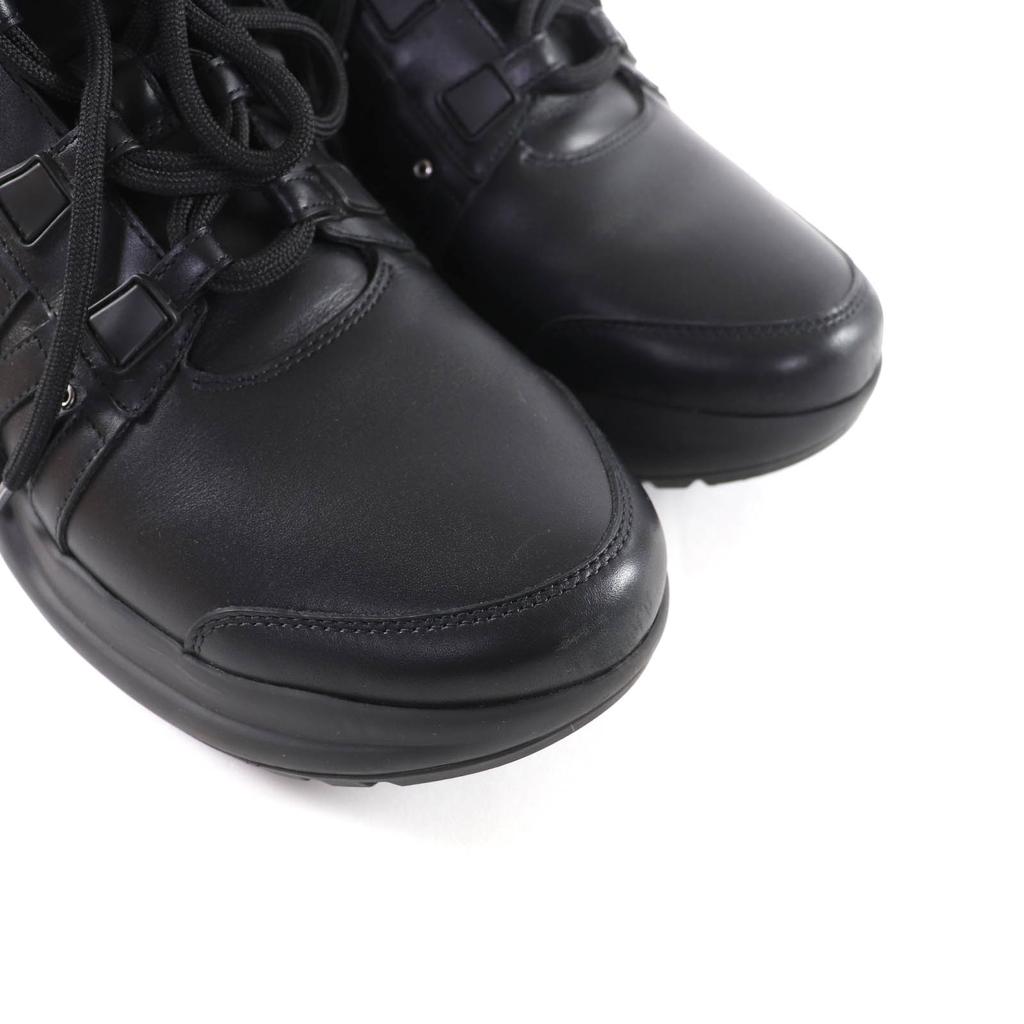 Ausgezeichnete LOUIS VUITTON Sneaker Arclight Linie schwarzes Leder Damen 41 Gebraucht