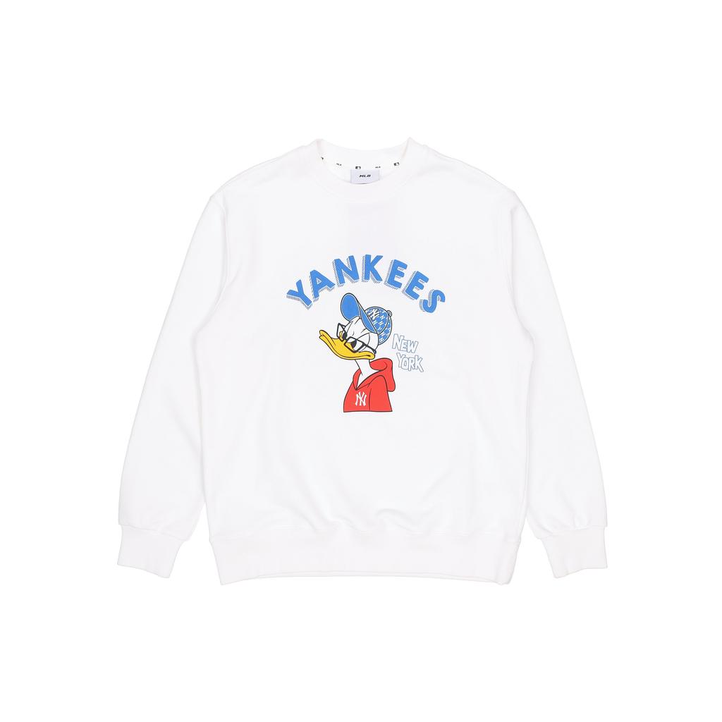 New Disney X MLB X Disney Collaboration Sweatshirts Unisex White 3AMTD1014-50IVS