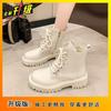 British Martin boots women's 2025 autumn and winter new retro thick-soled velvet fashion versatile popular women's boots