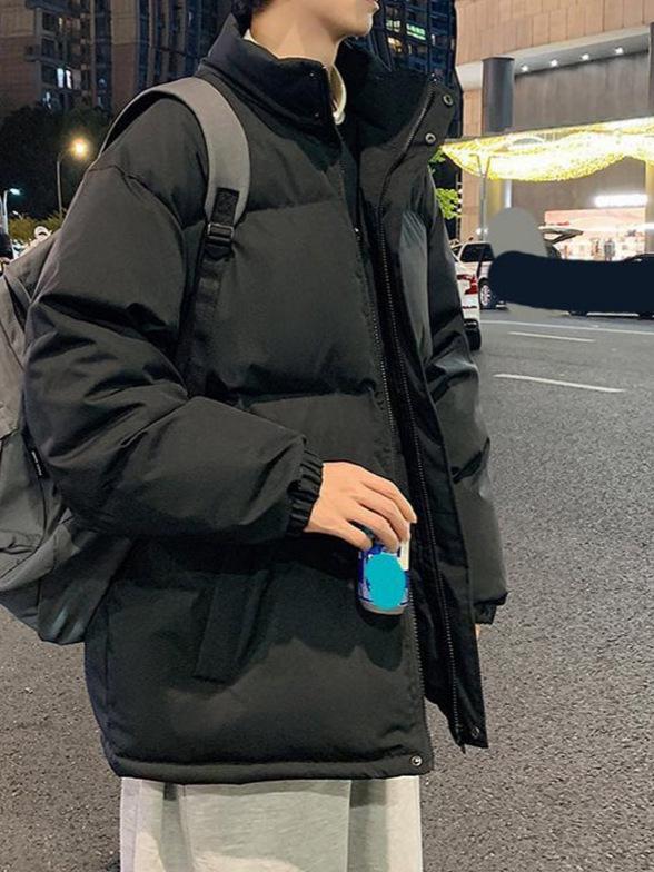 Men's 2025 Winter Stand Collar Cotton Puffer Jacket