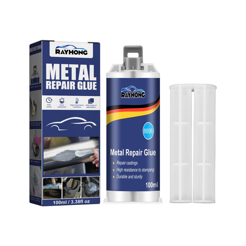 Soluzione Riparazione Metallo Adesivo Riparazione Colla Riparazione Metallo Paste Riparazione Metallo 50/100ml Ripristina Rinforza il Tuo Oggetto Metallico