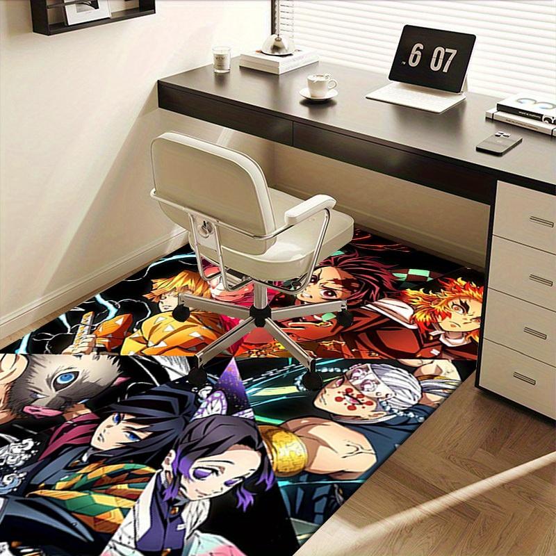 Office Carpet: Demon Slayer Theme Sofa Rug for Chair Protection