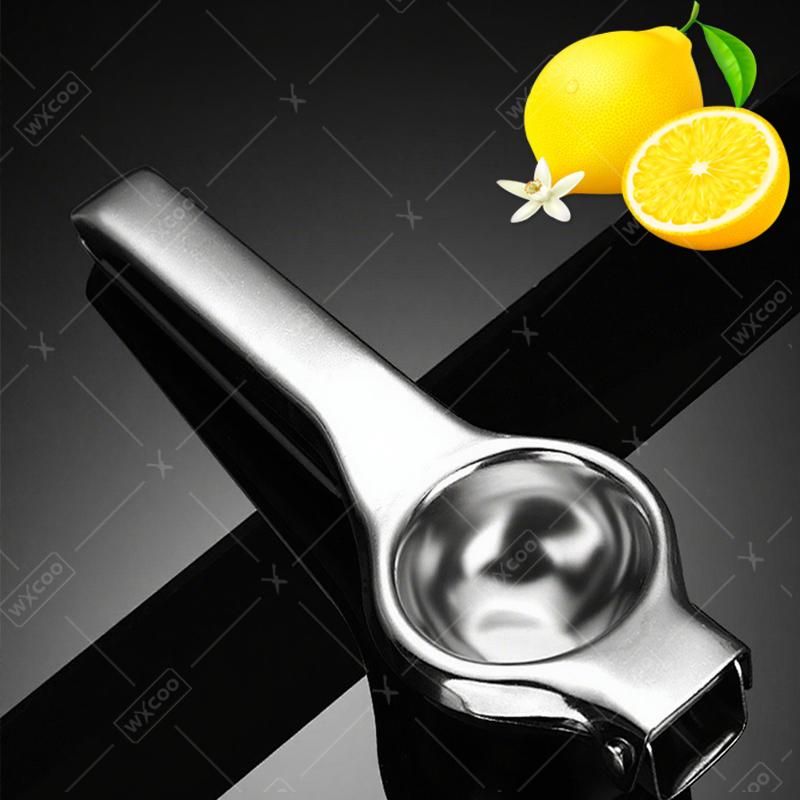 1pc Stainless Steel Lemon Squeezer Handheld Lemon Lime Orange Squeezer Citrus Juicer Lemon Fruit Pressing Lemon Juice Squeezer