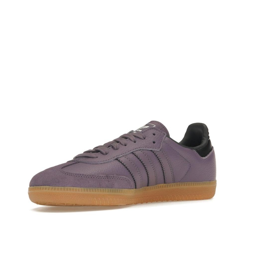 Adidas Samba OG Shadow Violet Gum Women Sneakers Purple Carbon Cloud-White IE7012