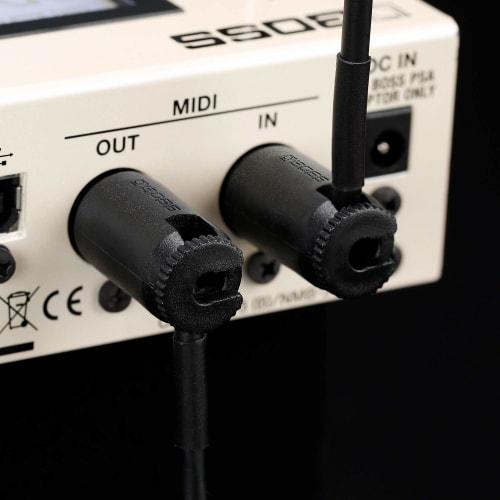 BOSS BMIDI-PB1 MIDI Cable, 30cm Long, Adjustable Angle, for Effects Pedalboards